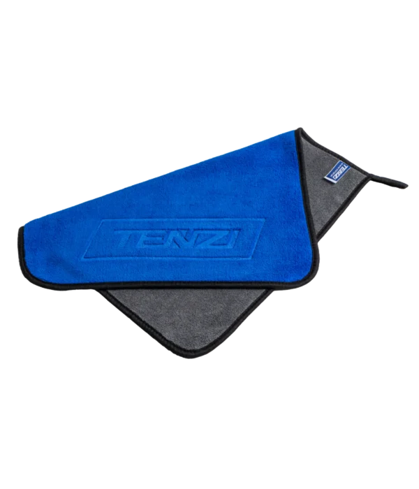 Tenzi Gruby ręcznik z mikrofibry niebiesko-szary 40x40cm